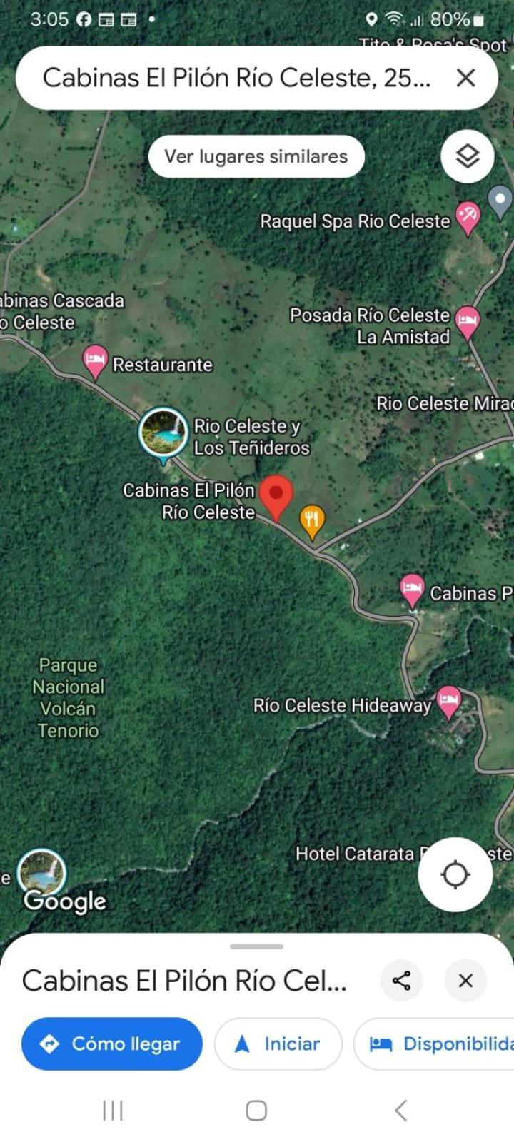 Cabinas El Pilon Rio Celeste エクステリア 写真